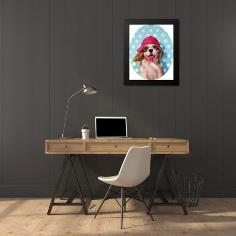 Simple Bliss Black Modern Wood Framed Art Print by Heffernan, Lucia