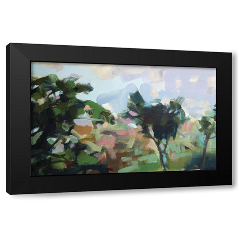 India No. 8 Black Modern Wood Framed Art Print by Moulton, Angela