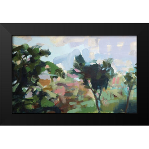 India No. 8 Black Modern Wood Framed Art Print by Moulton, Angela