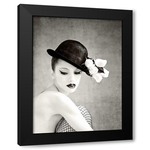 Four Forms Black Modern Wood Framed Art Print by Navarro, Ernesto