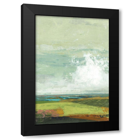 Farmland Black Modern Wood Framed Art Print with Double Matting by Nicoll, Suzanne