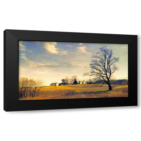 When I Come Back Black Modern Wood Framed Art Print by Rivera, John