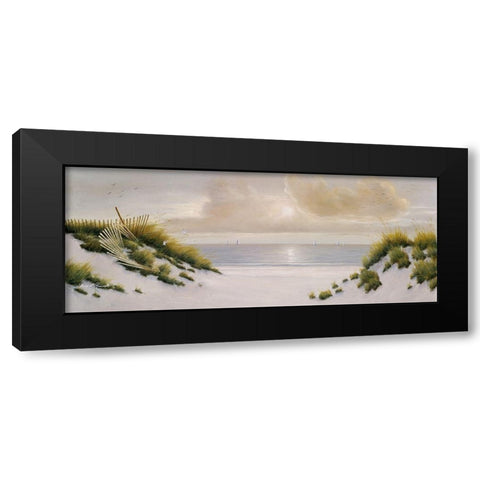 Summer Moments I Black Modern Wood Framed Art Print with Double Matting by Romanello, Diane