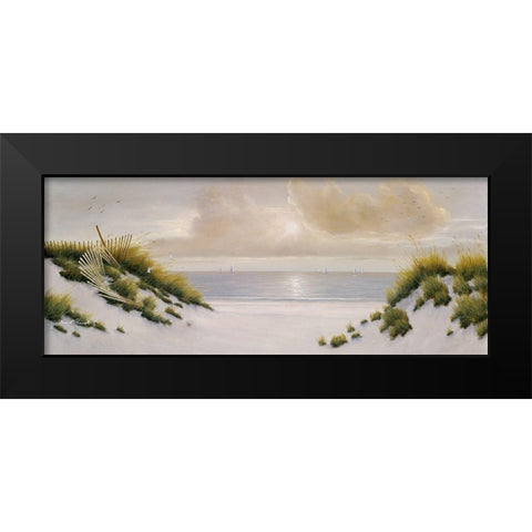 Summer Moments I Black Modern Wood Framed Art Print by Romanello, Diane