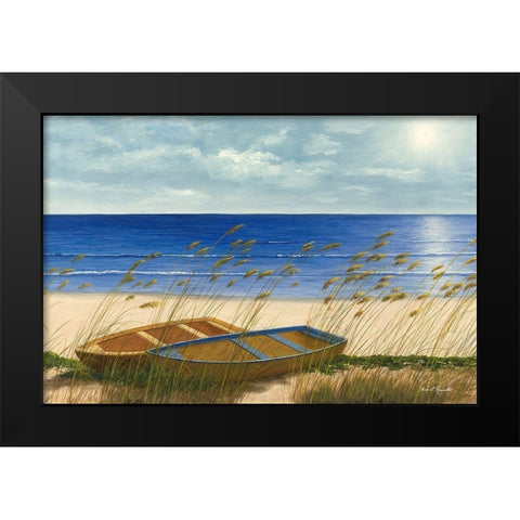 All You Need Black Modern Wood Framed Art Print by Romanello, Diane