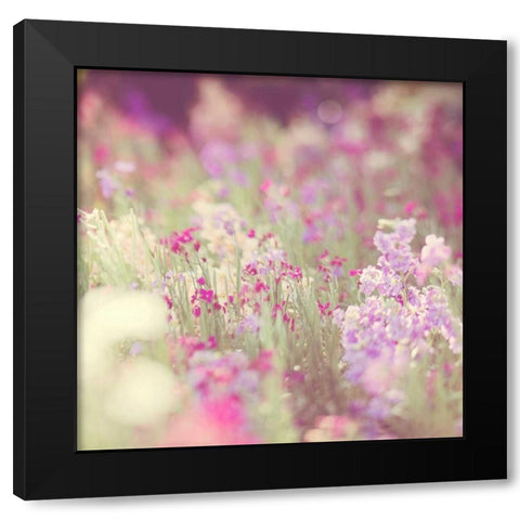 Monet Black Modern Wood Framed Art Print with Double Matting by Soffia, Myan