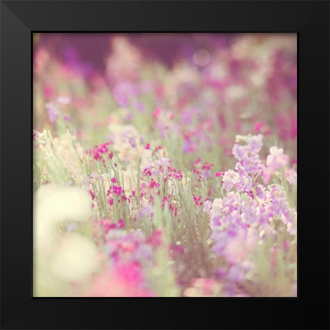 Monet Black Modern Wood Framed Art Print by Soffia, Myan