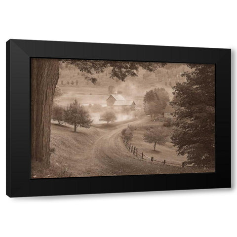 Sleepy Hollow Black Modern Wood Framed Art Print with Double Matting by Svibilsky, Igor