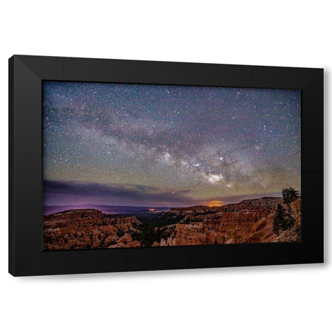 Milky Way over Bryce Canyon Black Modern Wood Framed Art Print by Severn, Shawn/Corinne