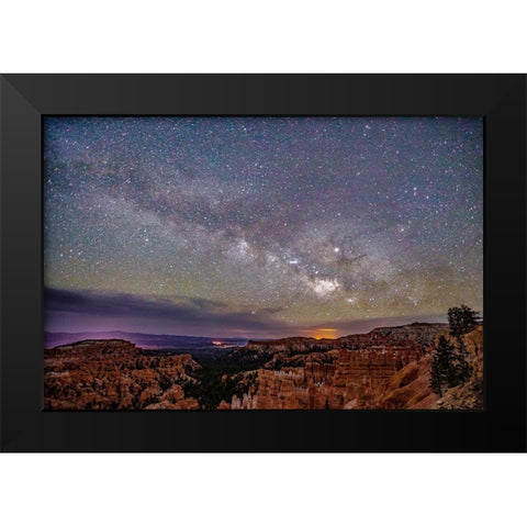 Milky Way over Bryce Canyon Black Modern Wood Framed Art Print by Severn, Shawn/Corinne