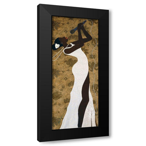 Center Stage Black Modern Wood Framed Art Print by Stephens, Phyllis