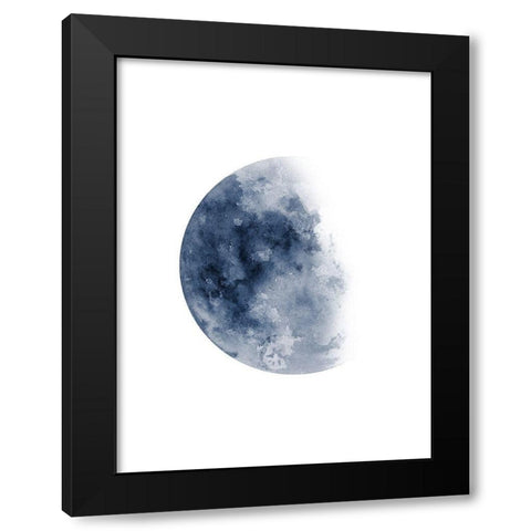 Blue Moon Waning No. 1 Black Modern Wood Framed Art Print by Wong, Brandon