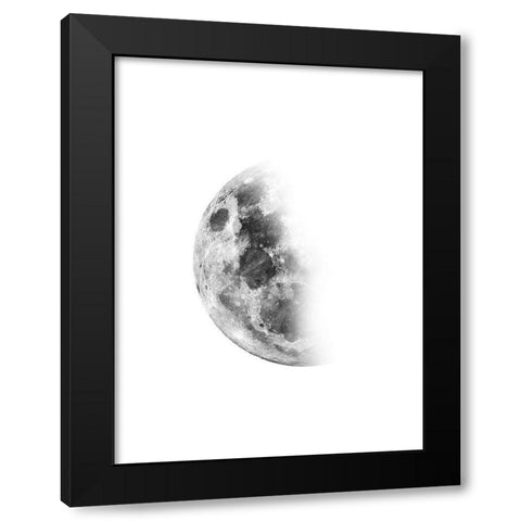 Moon Waning No. 2 Black Modern Wood Framed Art Print by Wong, Brandon