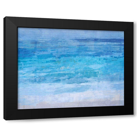 Evening Tide Black Modern Wood Framed Art Print with Double Matting by Wiley, Marta
