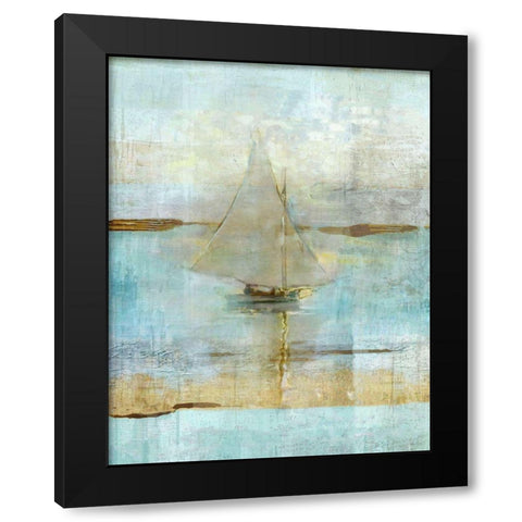 Sailing In Dusk Black Modern Wood Framed Art Print by Wiley, Marta