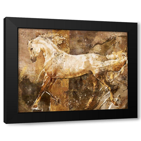 Fibonacci White Black Modern Wood Framed Art Print with Double Matting by Wiley, Marta