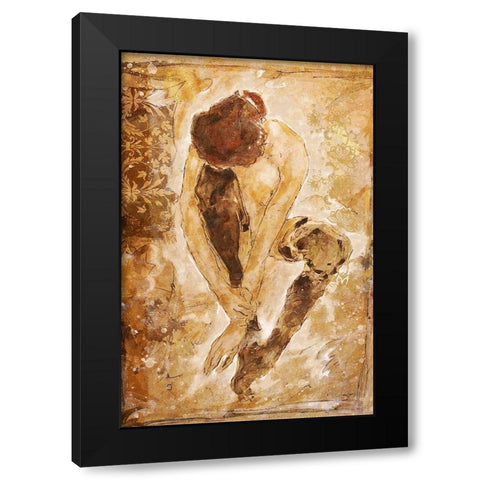 Repose Black Modern Wood Framed Art Print by Wiley, Marta