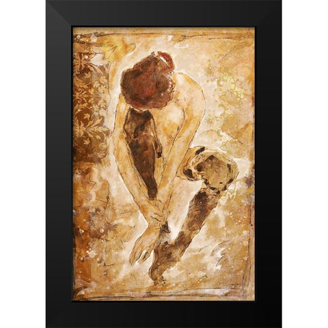 Repose Black Modern Wood Framed Art Print by Wiley, Marta