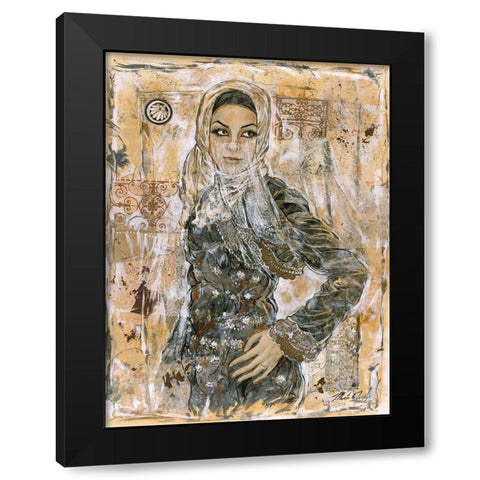 Dubai Beauty No. 2 Black Modern Wood Framed Art Print by Wiley, Marta