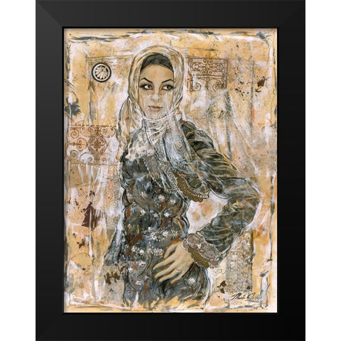 Dubai Beauty No. 2 Black Modern Wood Framed Art Print by Wiley, Marta