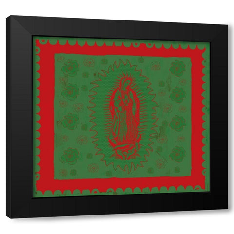 Green Mary Black Modern Wood Framed Art Print by Wiley, Marta