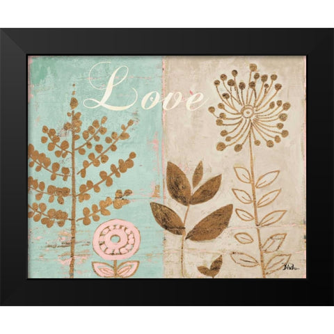 Le Pastel Jardin I Black Modern Wood Framed Art Print by Pinto, Patricia
