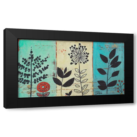 Le Jardin I Black Modern Wood Framed Art Print by Pinto, Patricia