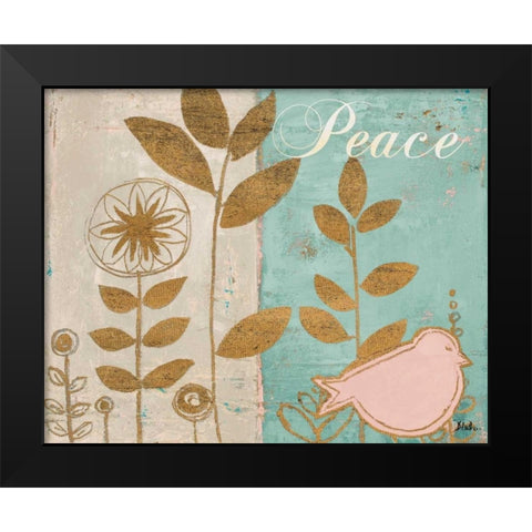 Le Pastel Jardin II Black Modern Wood Framed Art Print by Pinto, Patricia