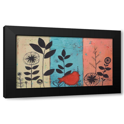 Le Jardin II Black Modern Wood Framed Art Print by Pinto, Patricia