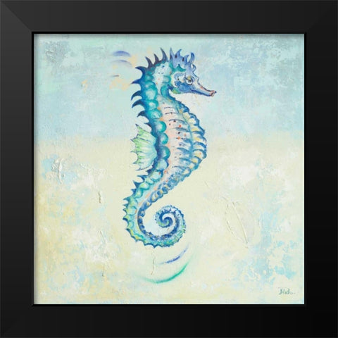 Surf Side II Black Modern Wood Framed Art Print by Pinto, Patricia