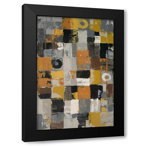 Mid-Town I Black Modern Wood Framed Art Print by Loreth, Lanie