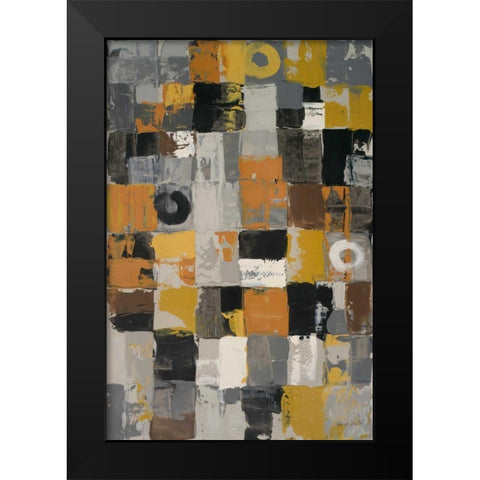 Mid-Town I Black Modern Wood Framed Art Print by Loreth, Lanie