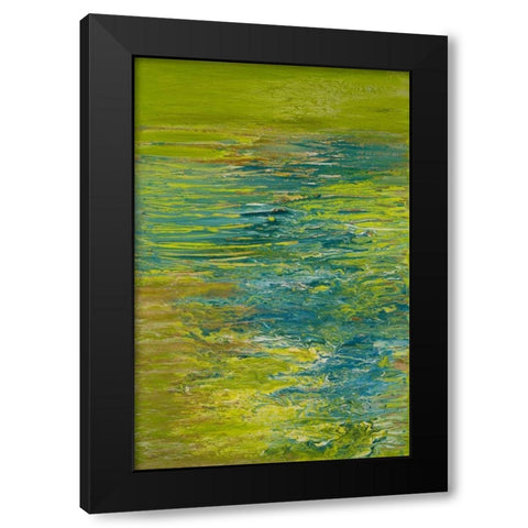 The Lake Black Modern Wood Framed Art Print with Double Matting by Mercado, M.