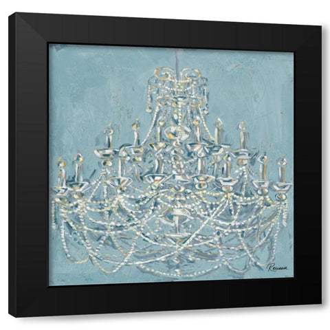 New Chandelier I Black Modern Wood Framed Art Print with Double Matting by French-Roussia, Heather A.