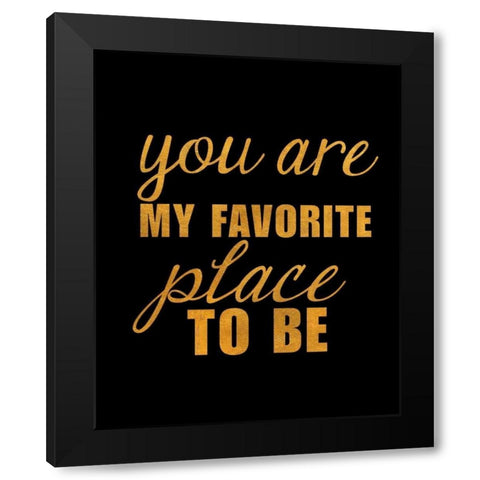 Dance and Be II Black Modern Wood Framed Art Print with Double Matting by SD Graphics Studio