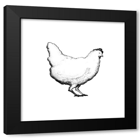 Barnyard Coop II Black Modern Wood Framed Art Print by Diannart