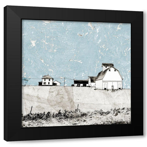 Blue Sky Barn Black Modern Wood Framed Art Print by Mabat, Ynon