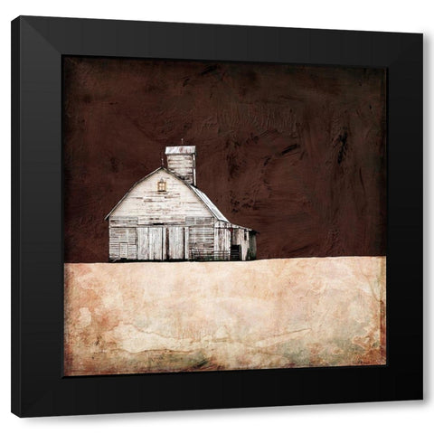Neutral Brown Farm Black Modern Wood Framed Art Print by Mabat, Ynon