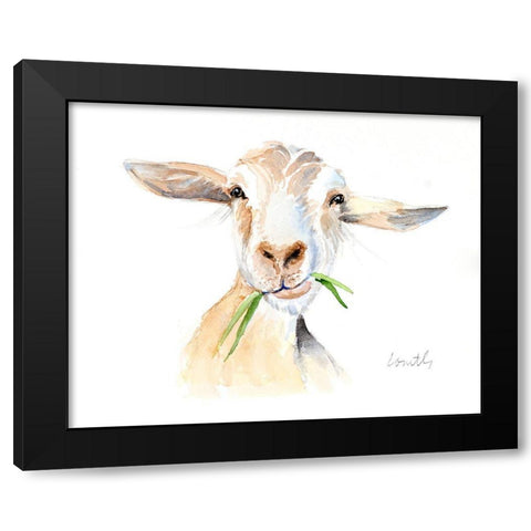 Goat III Black Modern Wood Framed Art Print by Loreth, Lanie