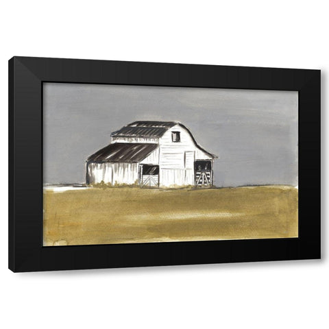 Natural Barn Black Modern Wood Framed Art Print with Double Matting by Pinto, Patricia