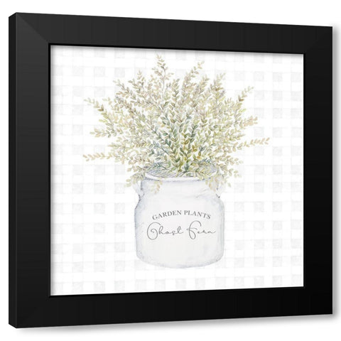 Garden Plants I Black Modern Wood Framed Art Print with Double Matting by Gaynor, Janice