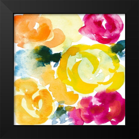 Sunny and Carefree I Black Modern Wood Framed Art Print by Loreth, Lanie