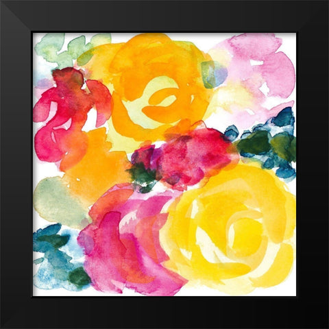Sunny and Carefree II Black Modern Wood Framed Art Print by Loreth, Lanie