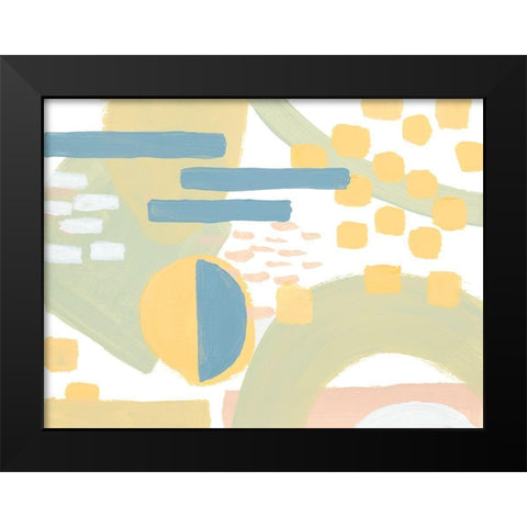 To The Tune Black Modern Wood Framed Art Print by Loreth, Lanie