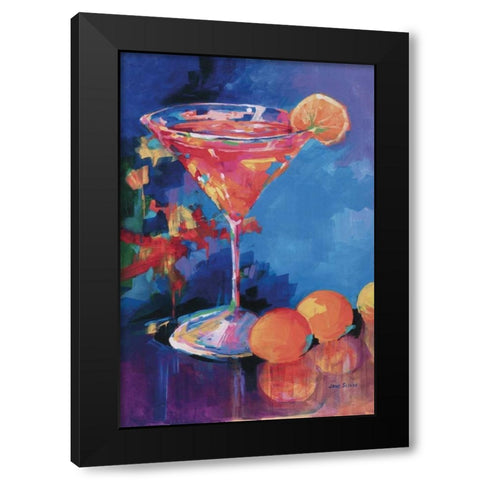 L.A. Cosmo Black Modern Wood Framed Art Print with Double Matting by Slivka, Jane