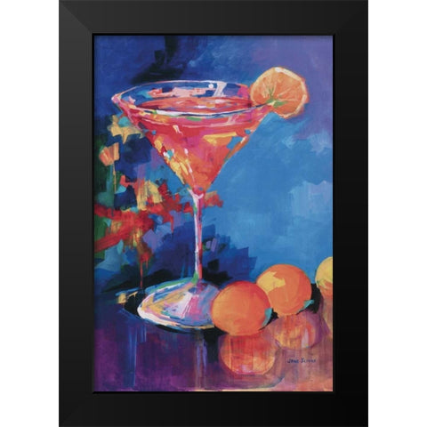 L.A. Cosmo Black Modern Wood Framed Art Print by Slivka, Jane