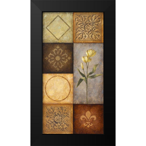 Simplicity I Black Modern Wood Framed Art Print by Marcon, Michael