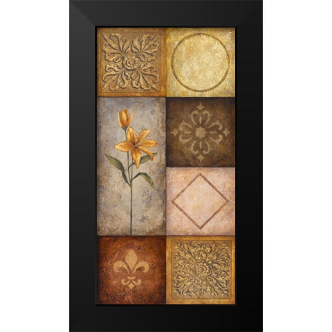 Simplicity II Black Modern Wood Framed Art Print by Marcon, Michael