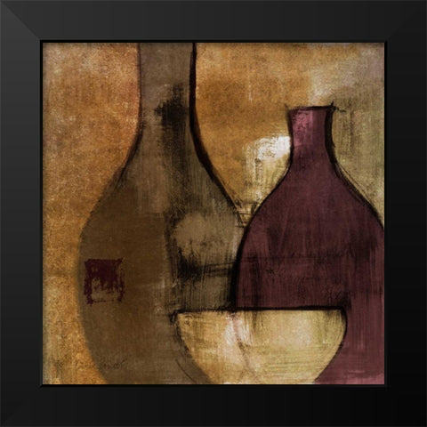 Glass Gathering II Black Modern Wood Framed Art Print by Loreth, Lanie