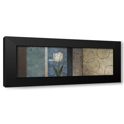 Blue Euphoria Black Modern Wood Framed Art Print with Double Matting by Marcon, Michael